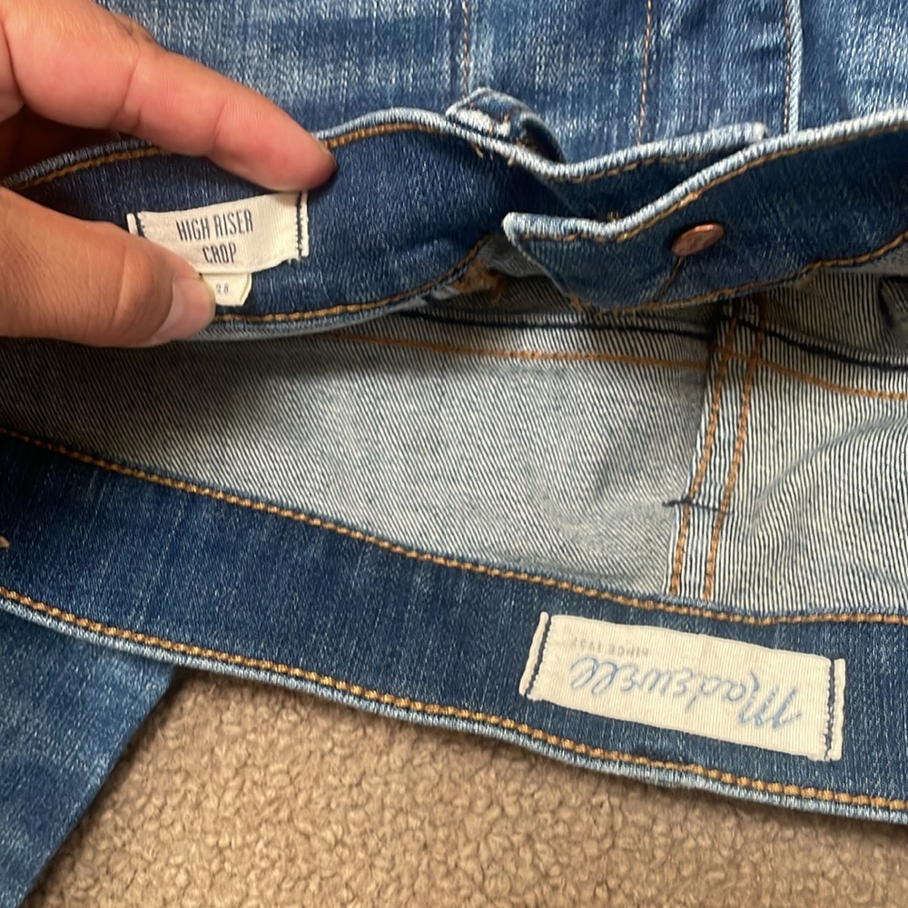 Madewell High Riser crop - Picture 5 of 5